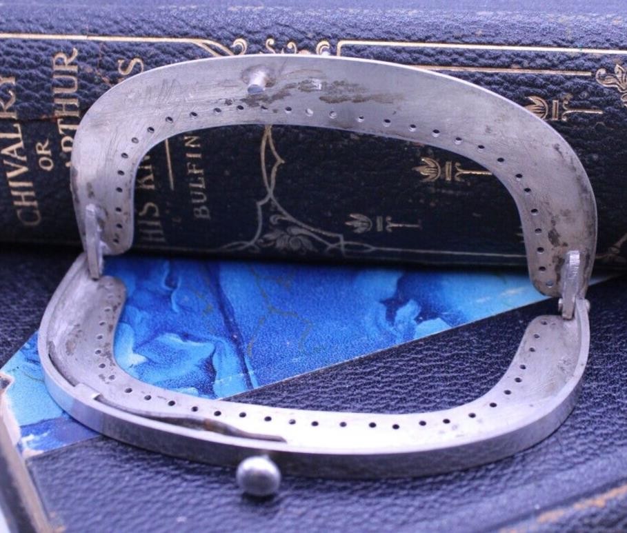 VICTORIAN SILVER PURSE FRAME MOUNT CONTINENTAL EUROPEAN (BV)