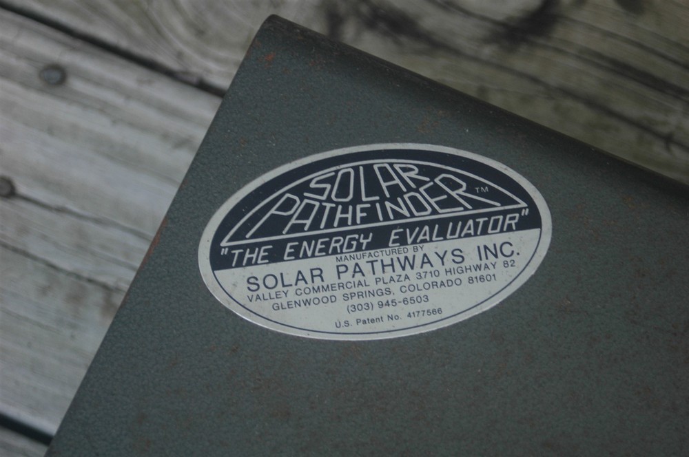 SOLAR PATHFINDER - THE SOLAR ENERGY SYSTEM EVALUATOR ANALYSIS KIT WITH CHARTS