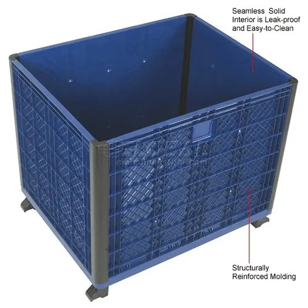 Easy Assembly Solid Wall Container 39-1/4 x 31-1/2 x 33-1/2 Overall