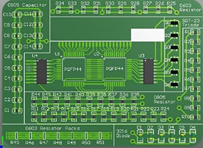 DIY SMD/SMT Components Practice Board Soldering Skill Training Kit AE1173