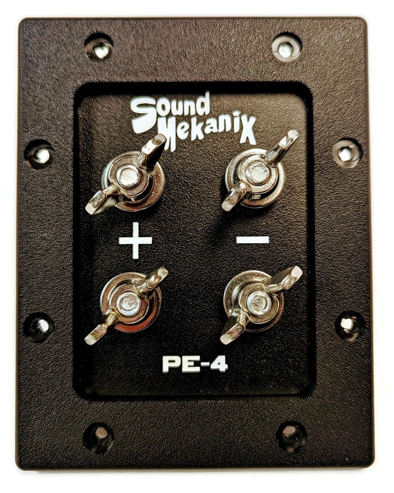 Parts Express Replacement DUAL Input Subwoofer Speaker Box Terminal Cup