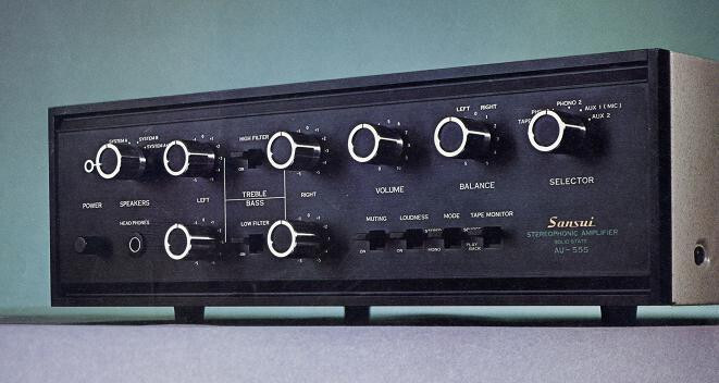 SANSUI AU-555 Capacitor Replacement Kit Capacitors