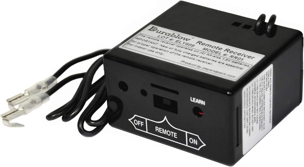 Wireless RF Remote Control System for Gas Fireplace with LCD Temperature Display