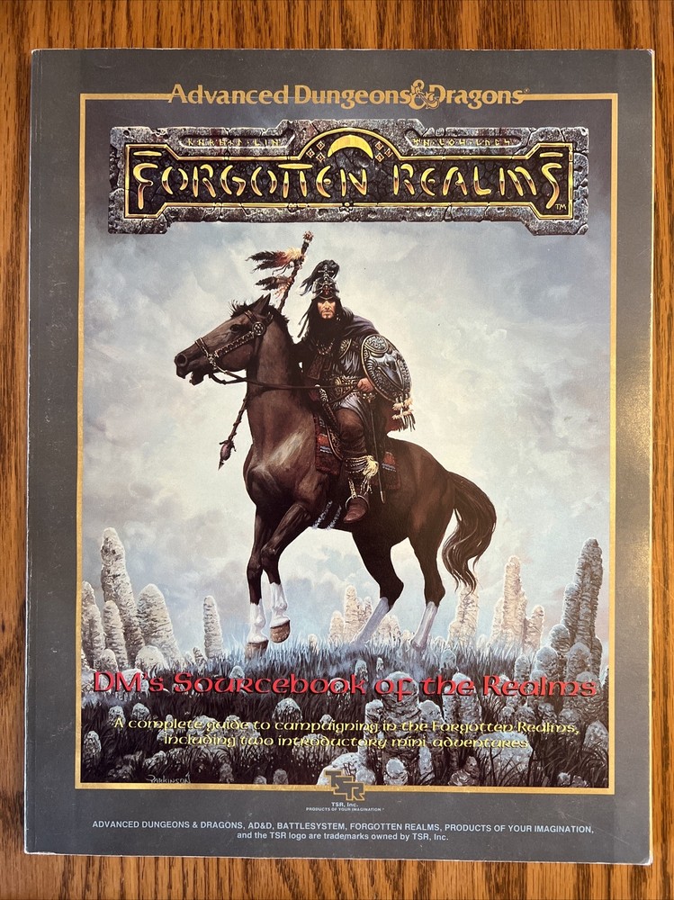 FORGOTTEN REALMS CAMPAIGN SETTING 1987 Dungeons & Dragons 1st Ed 100% Complete