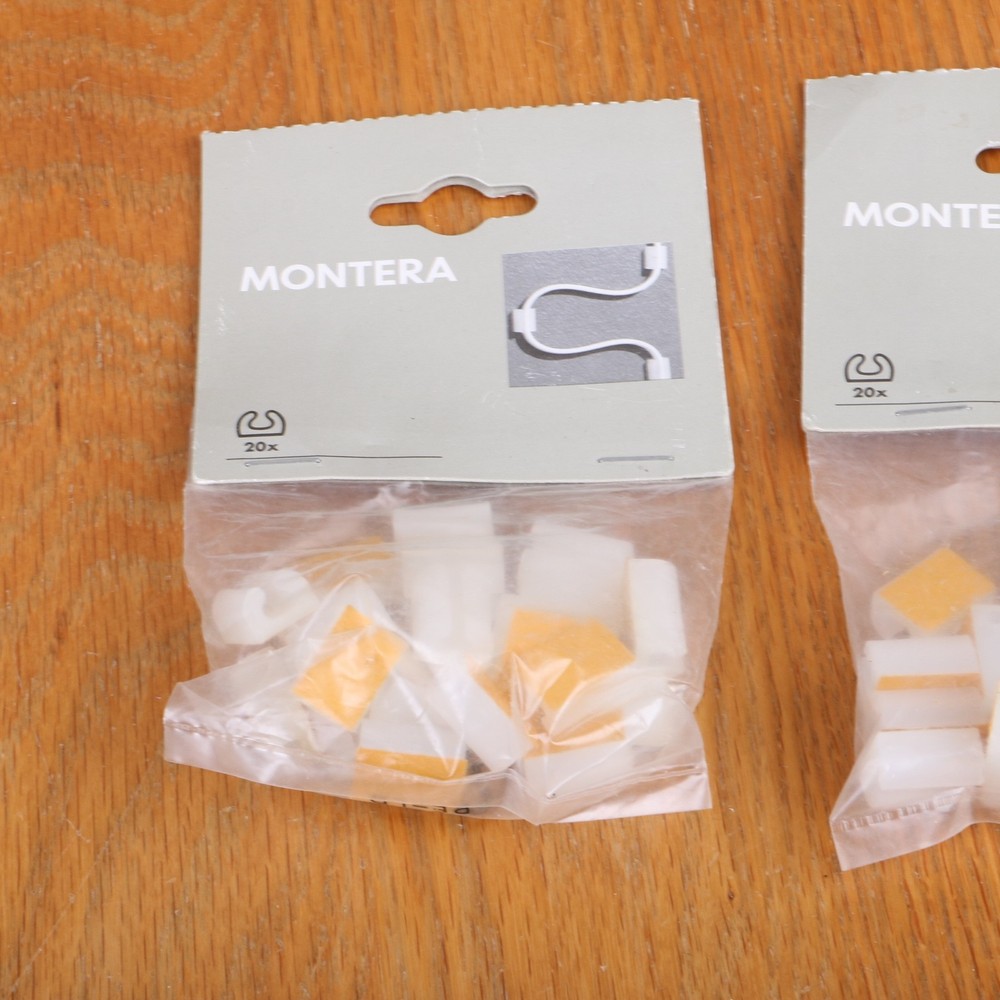2 Bags Ikea Montera Cable Organizers