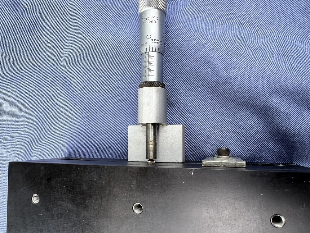 🇺🇸New England Affiliated Technologies NEAT Linear XY Stage Starrett Micrometer