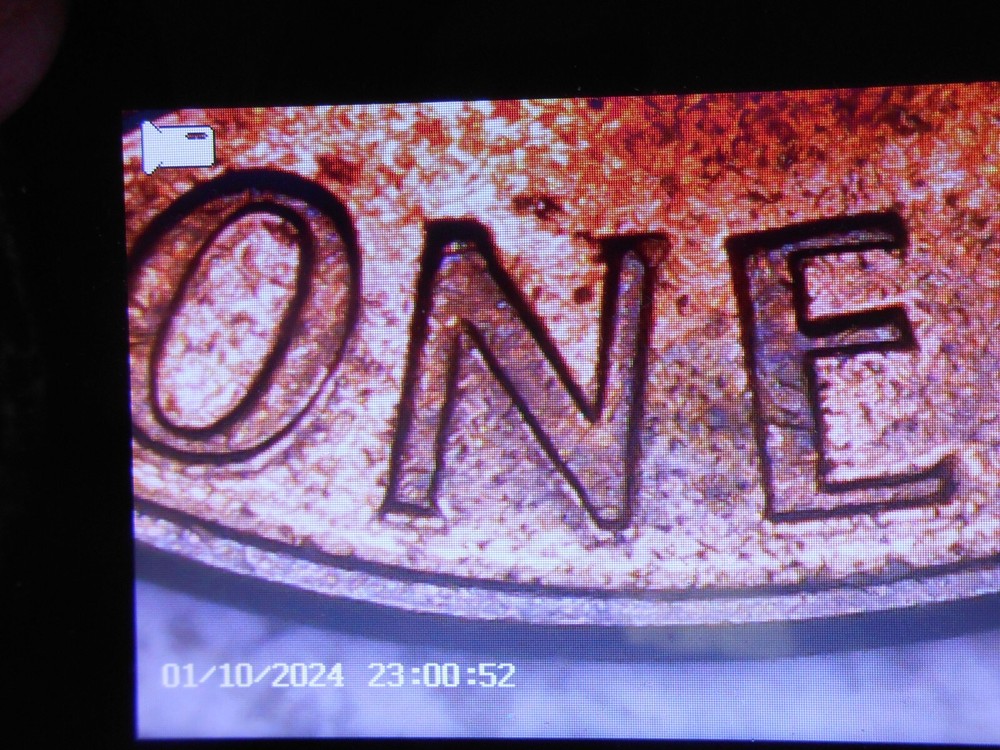 1974 s Lincoln cent with multiple errors