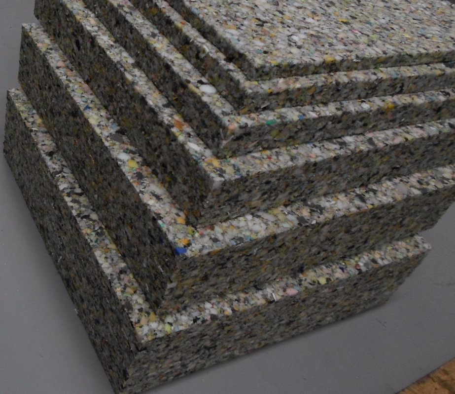 High Density Rebound 52” x 74” x 2 Thick Gym Auto Foam Padding 6 LB Density