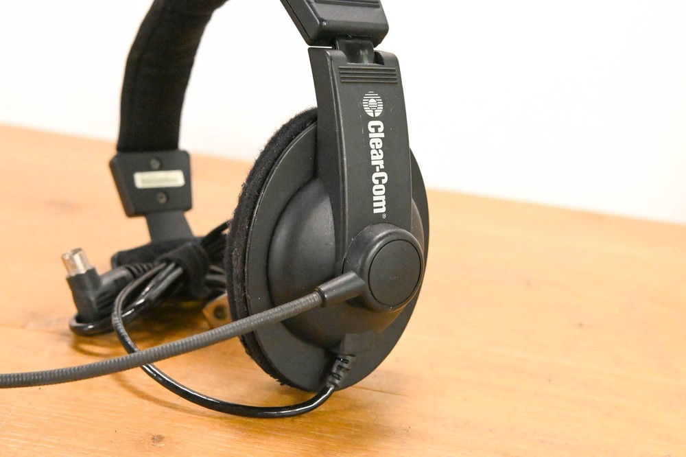 Clear-Com CC-15-MD4 Single-Ear Intercom Headset with Mini DIN Connector CG01YL2