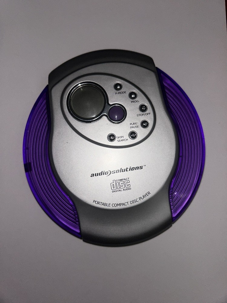 Durabrand CD-565 Portable CD Player Digital Audio Programmable Silver Tested