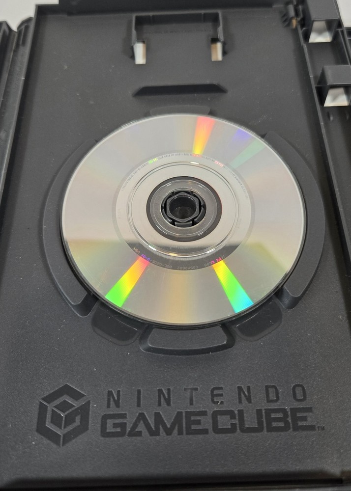 Nintendo GameCube Black Console Bundle Controller Memory Card 2 Games DOL-001