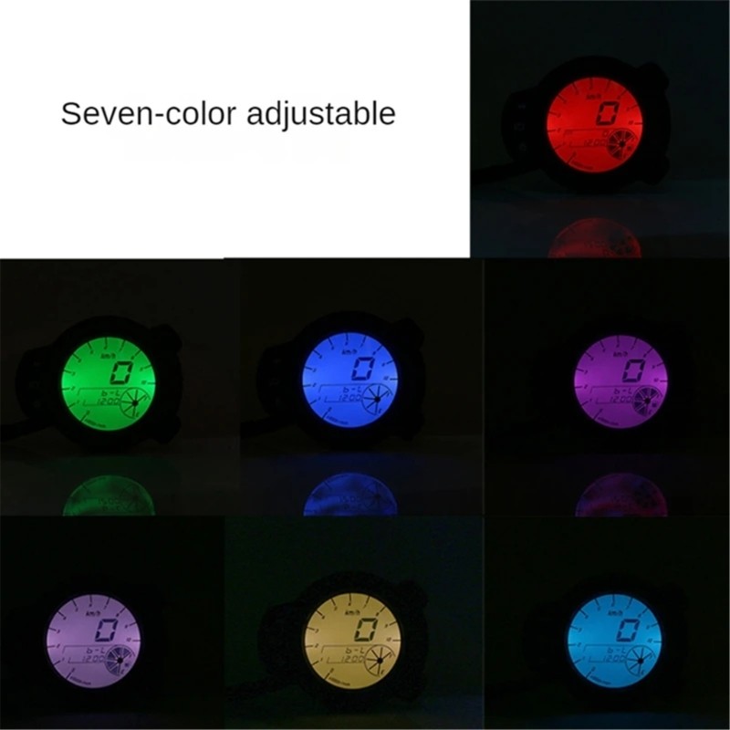 Waterproof Motorcycle LCD Odometer with Adjustable Brightness Display for BWS125