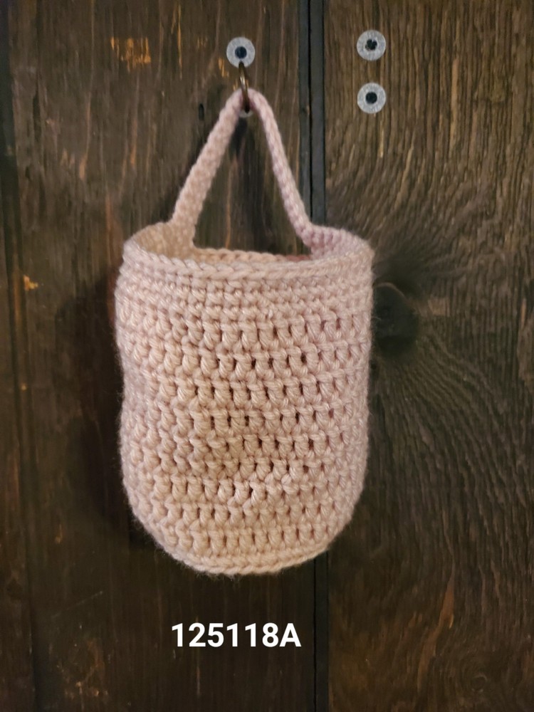 Handmade Crochet Mini Hanging Basket