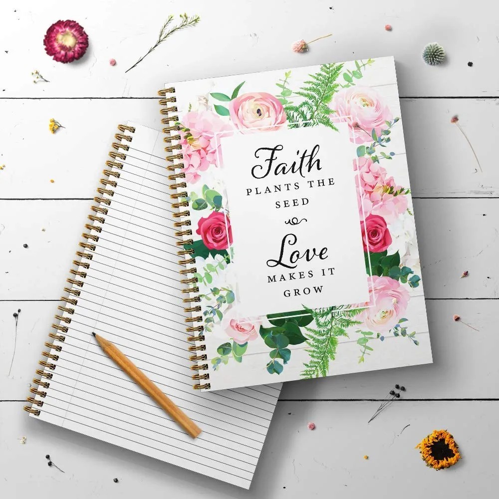 Faith Based Softcover Notebook - 8.5 x11