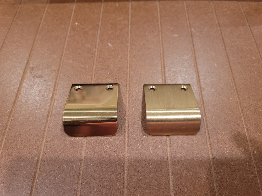 1 1/2" Long Edge Pull in Brass by Colonial Bronze