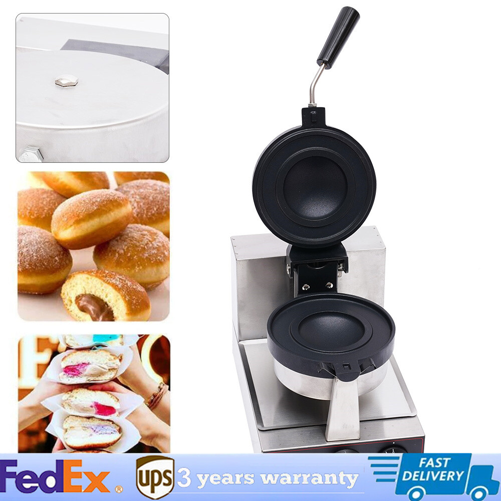 Commercial Electric Burger  Maker Machine Hamburger Panini Press Making US