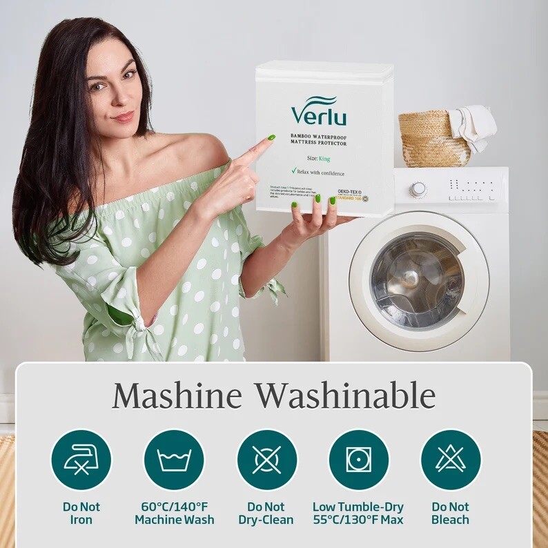 Verlu Waterproof Mattress Protector - King