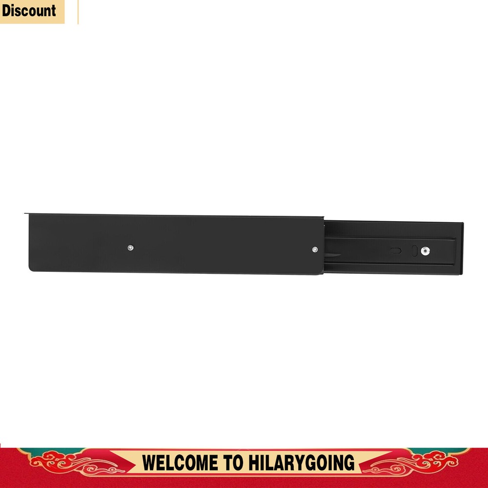 21.5” Under Desk Sliding Pull-Out Drawer Drawer Easy Slide Out Storage Organizer