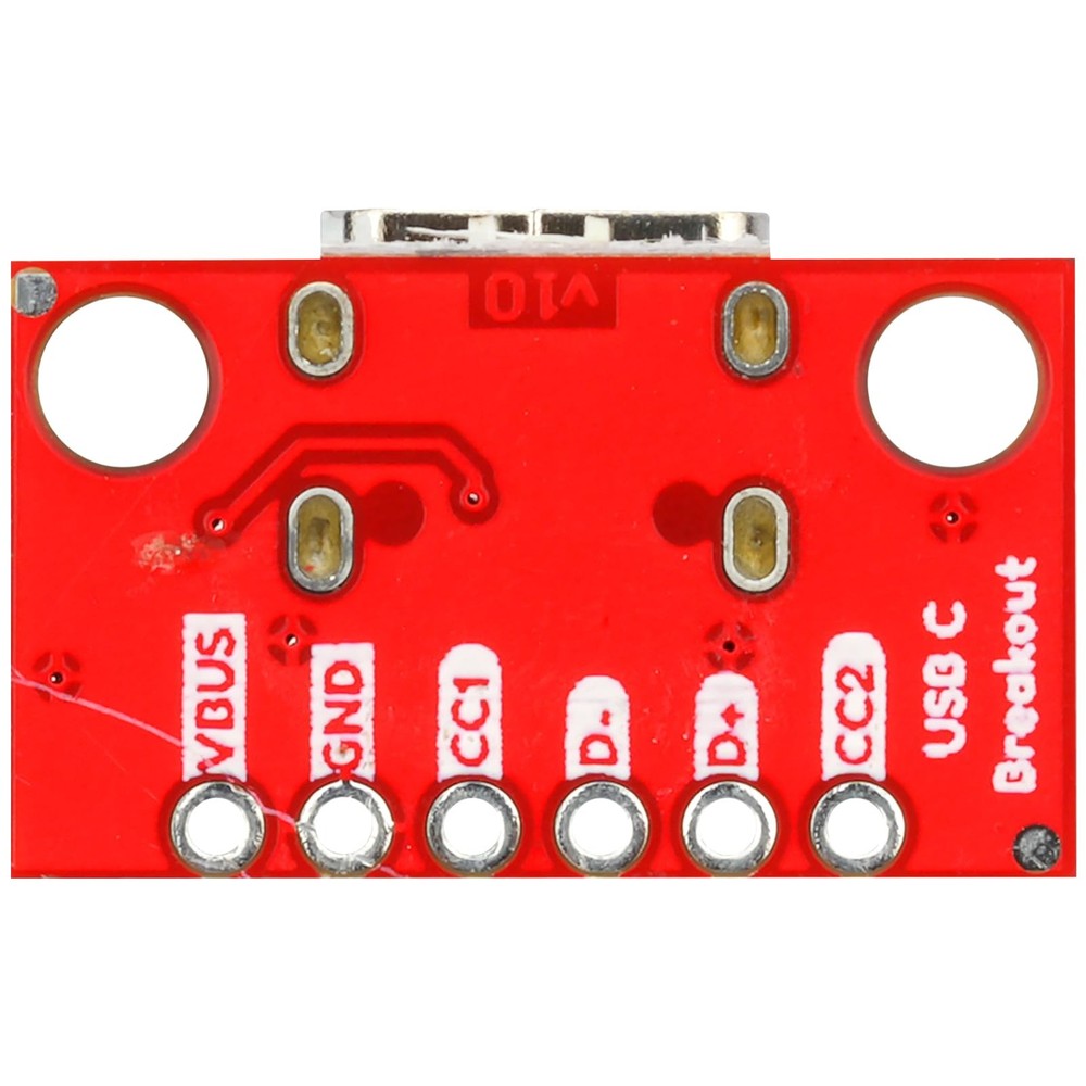 10Pcs USB Type C Breakout Board Serial Basic Female Connector Type PCB Conver...