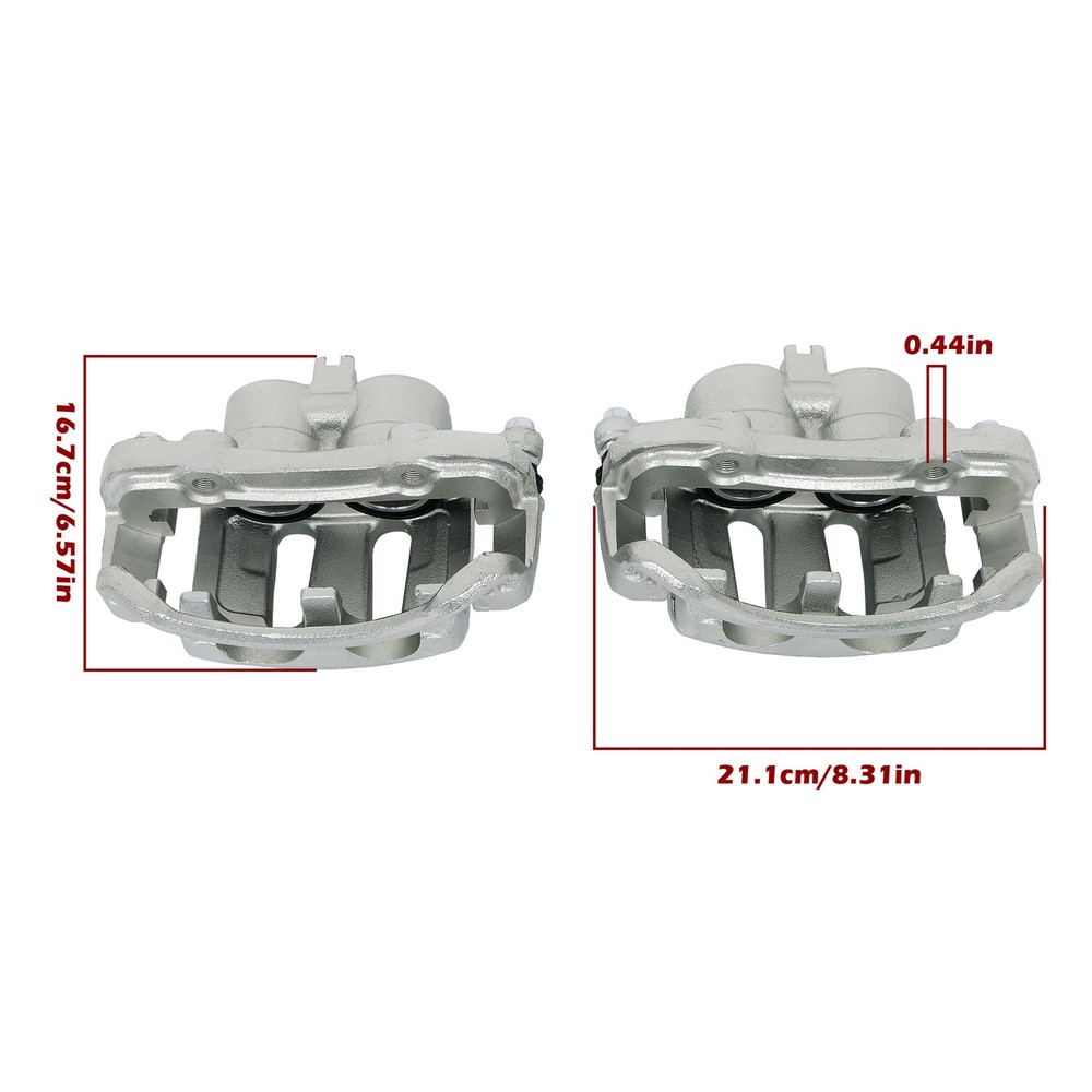 Labwork 2x Brake Calipers Front Left & Right for Nissan Frontier Pickup D21