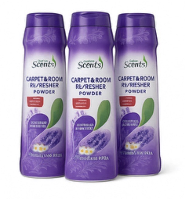 Glade Scented Carpet & Room Refresher Powder Lavender Fresh Clean Oder Pack3