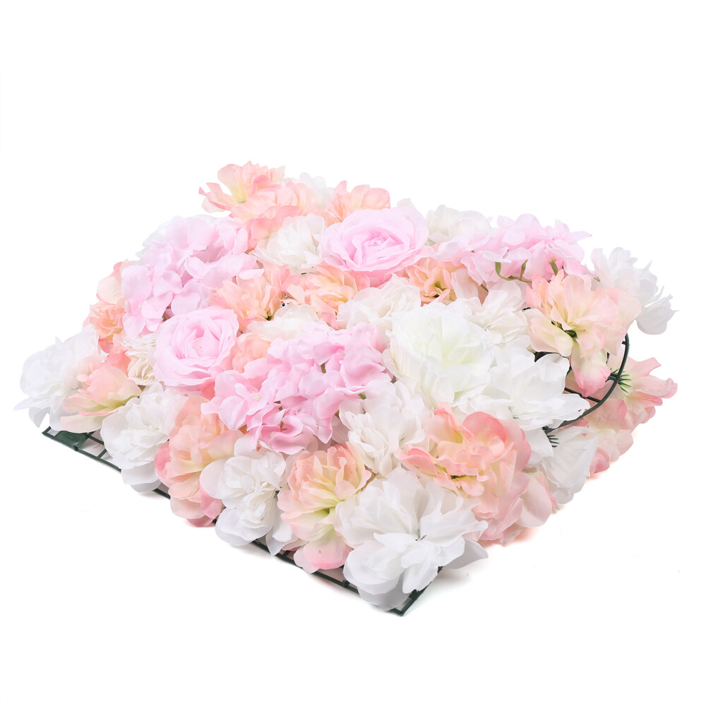 4PCS Artificial Flower Wall Weeding Party Background Decoration Flower Panel