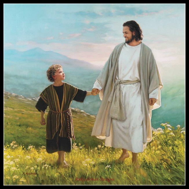 Chart Needlework - Counted Cross Stitch Patterns - Walk Beside Me