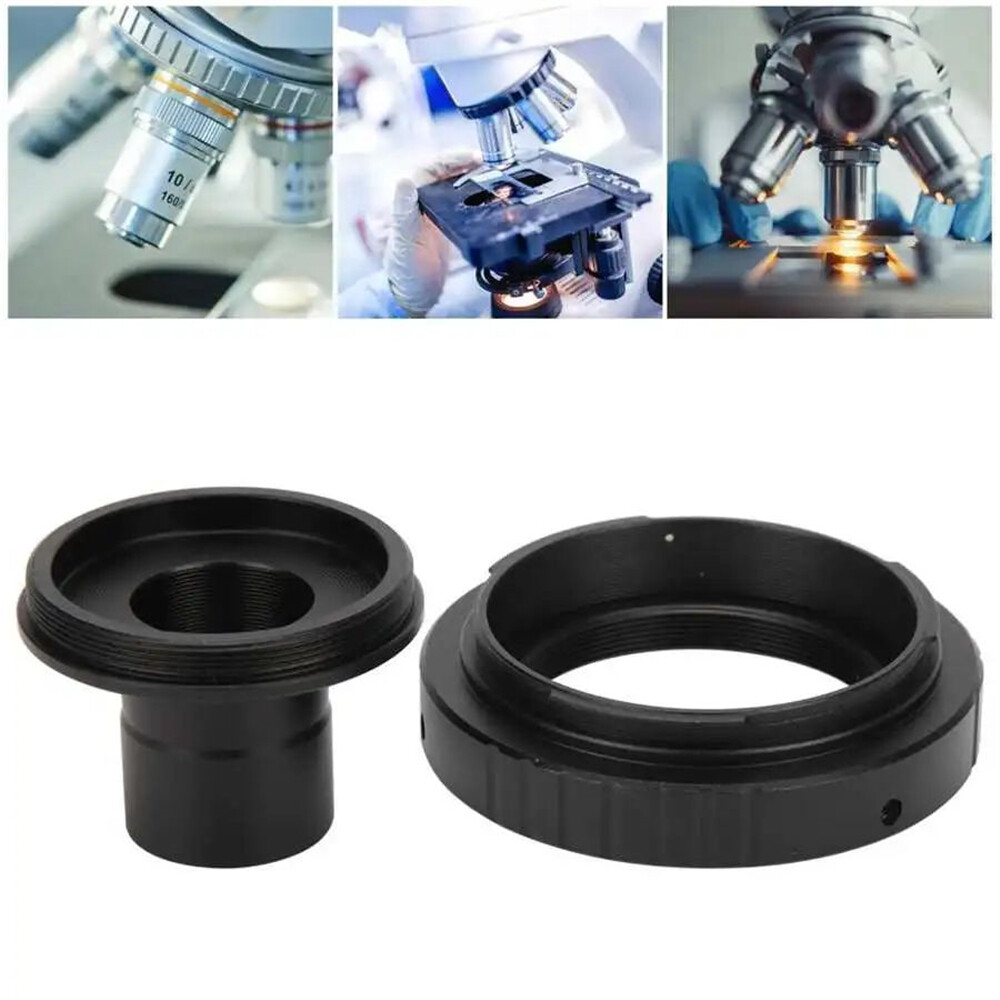 23.2mm Microscope T Ring Mount for Canon Nikon Sony Pentax OM T2 Camera Adapter