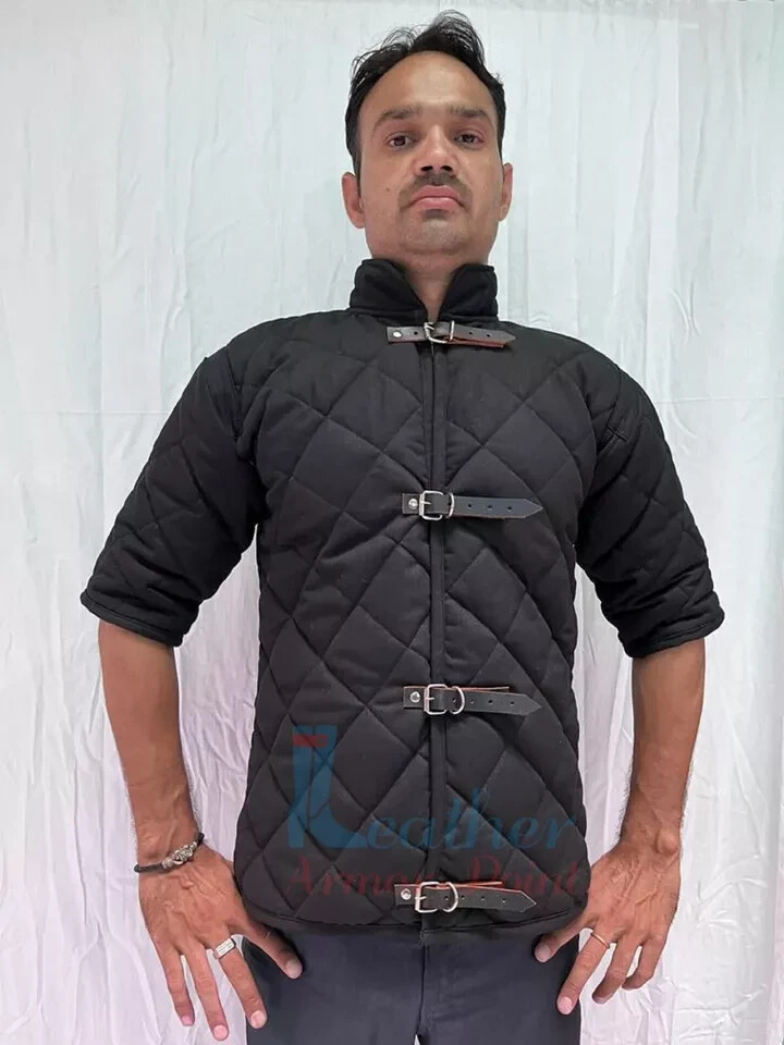 Medieval Gambeson Armor, Aketon Jacket Armor | Padded Gambeson Armor