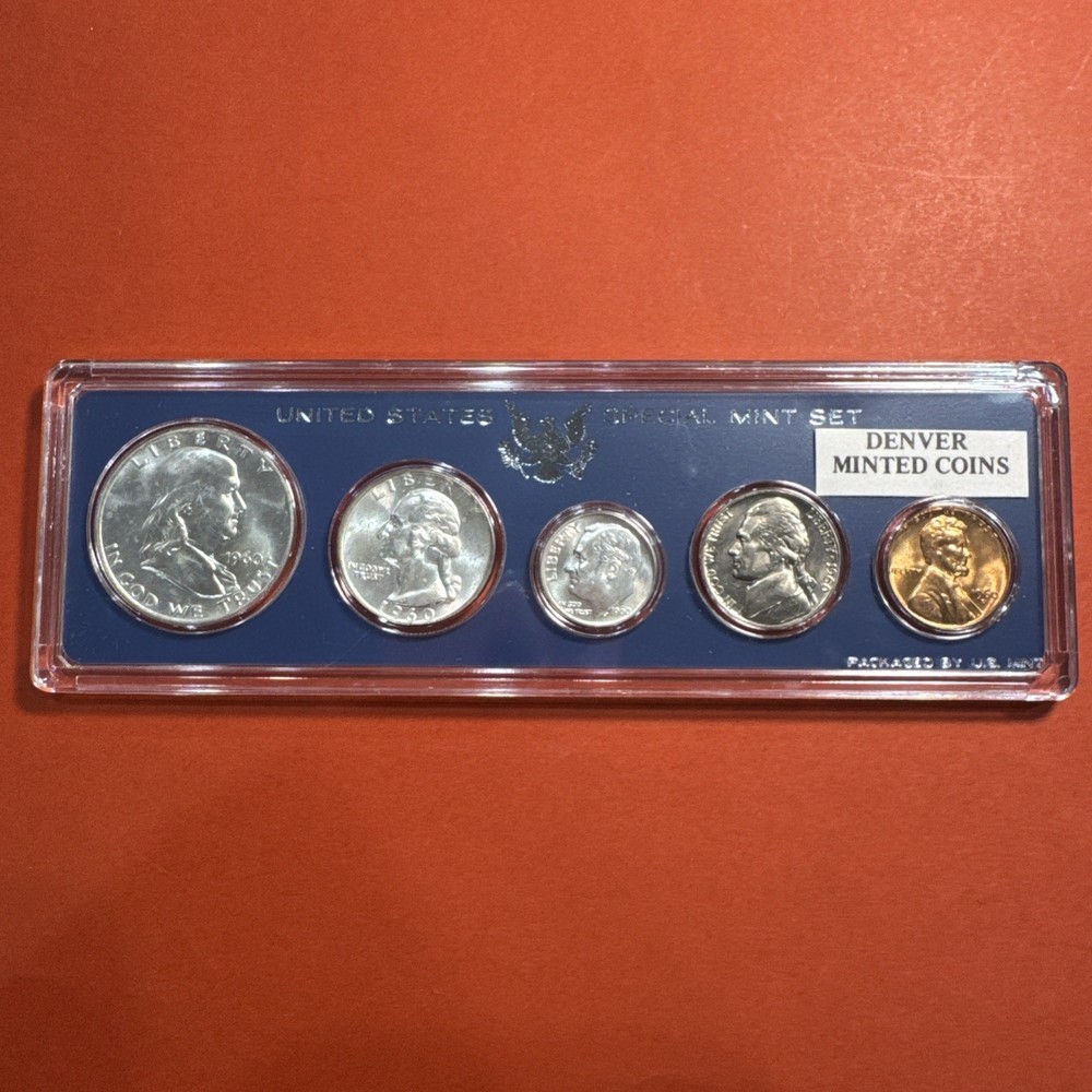 1960 D Denver Mint Coin Set 90% Silver