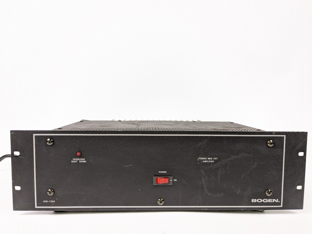 Bogen HTA-125A Power Amplifier 125W Rack Mountable