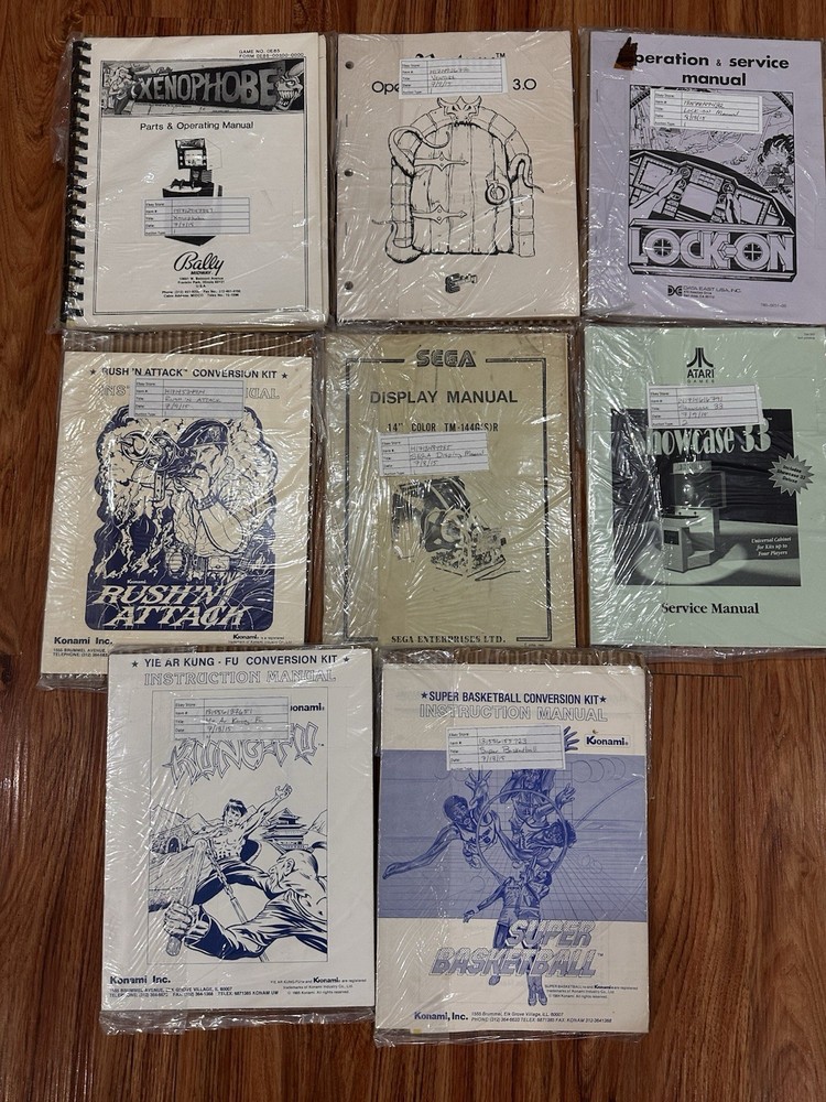 Arcade Machine Manuals