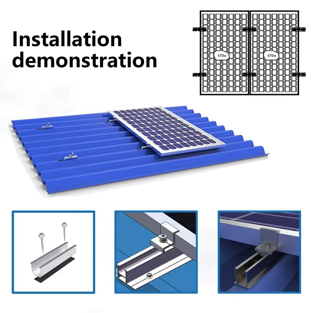 Solar Panel Mount Solar Panel mounting Brackets Z Brackets Lightweight Alumin...