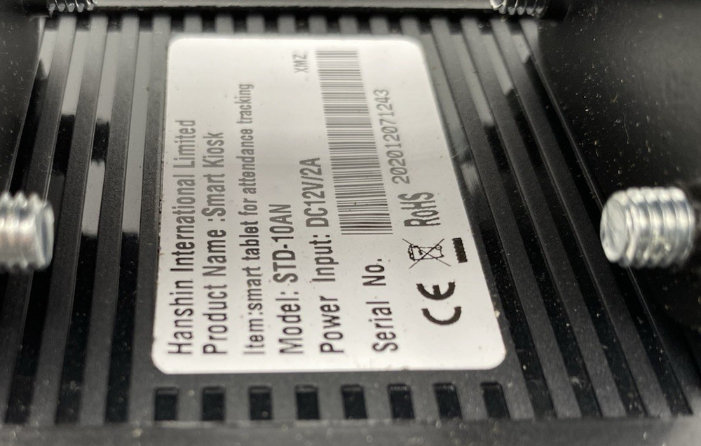 Hanshin Display Touchless Temperature Attendance Tracking Smart Kiosk STD10-AN