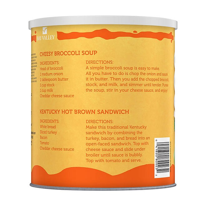 2 Pack - Bay Valley Cheddar Cheese Sauce 106 oz.