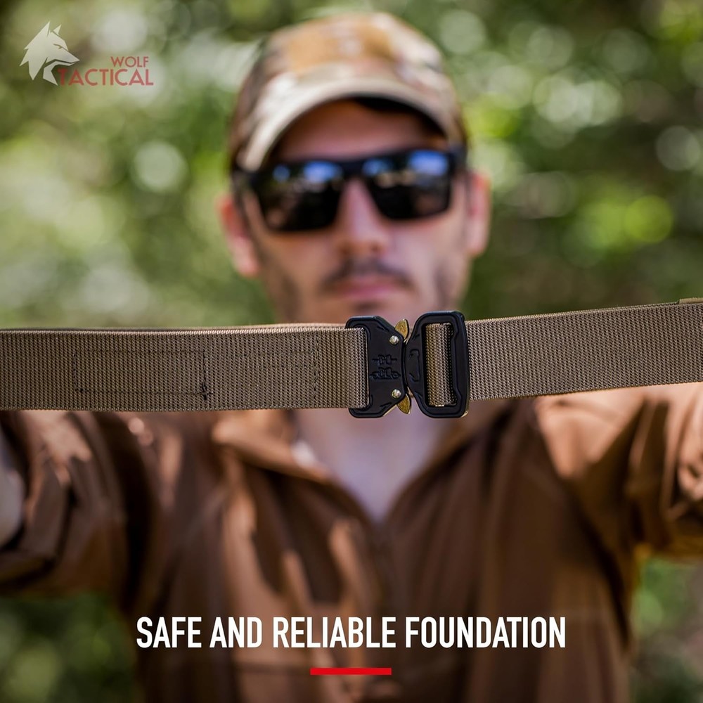 Quick Release Gun Belt - Stiffened Nylon Construction