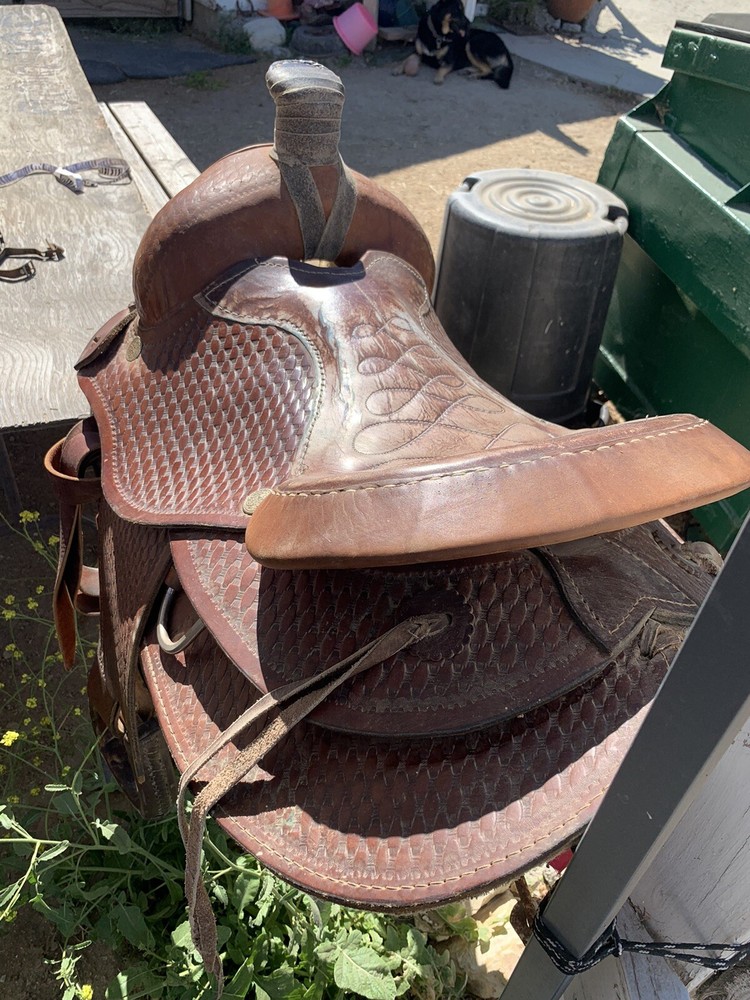 16 inch used Western Rope Saddle