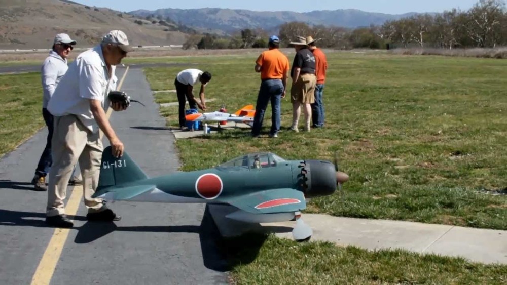 WWII    A6M5 Zero 91"  Giant Scale RC AIrplane Printed Plans & Templates