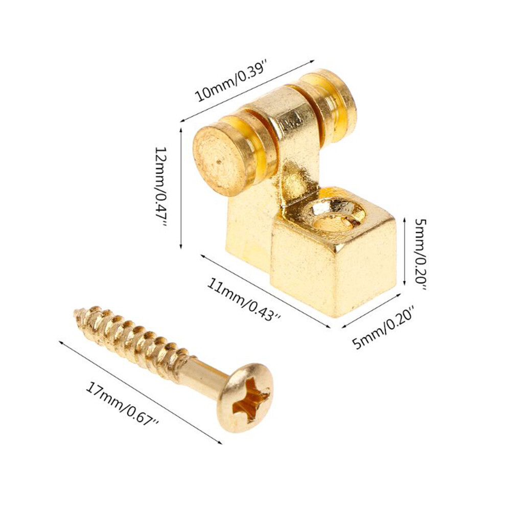 Roller Guitar String Tree Guides Retainer Chrome Pack of 10 LM2