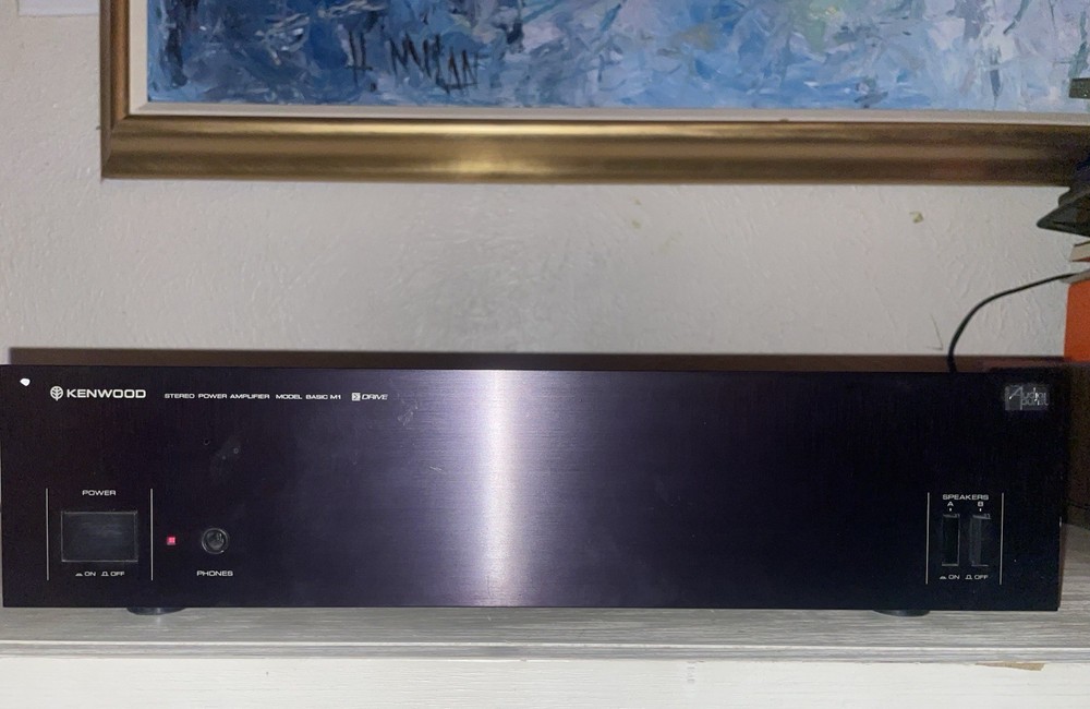 KENWOOD Stereo Power Amplifier Model Basic M1