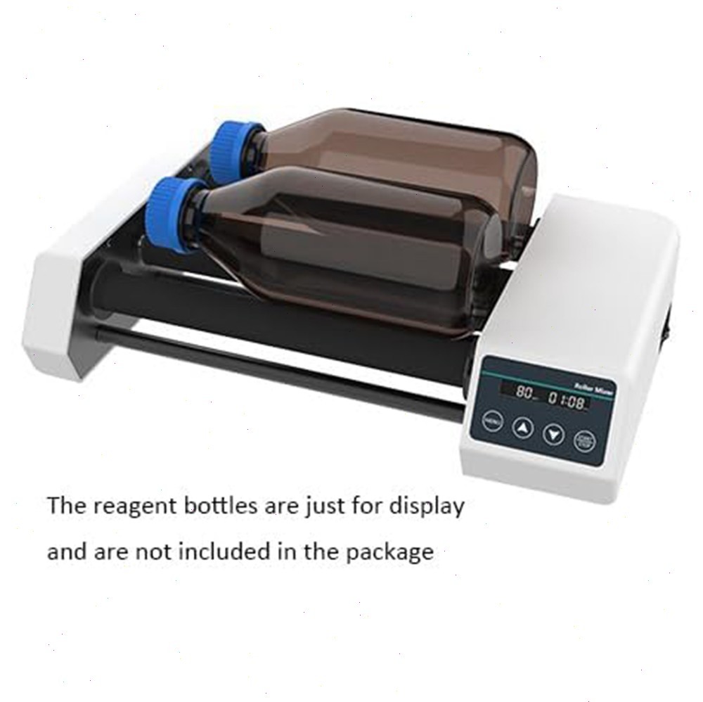 Lab Tube Roller Shaker with 4 Rollers Range 20-80rpm Horizontal Rolling