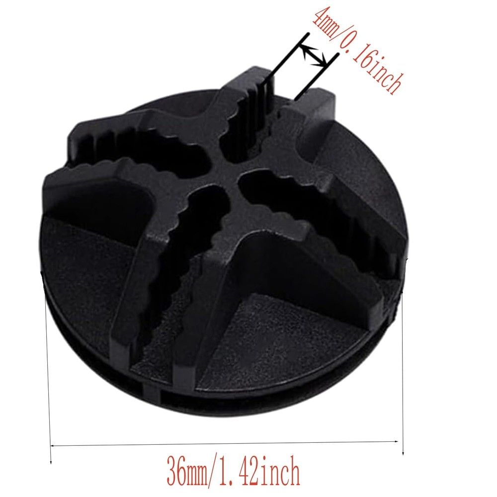 Wire Cube Connectors Black Plastic Storage Cube Connectors, for Modular Close...