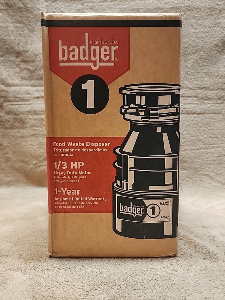 InSinkErator Badger 1: 1/3 HP Garbage Disposal