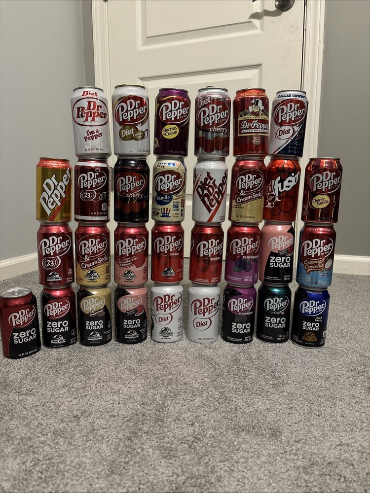 Dr Pepper Can Collection (READ DESCRIPTION)