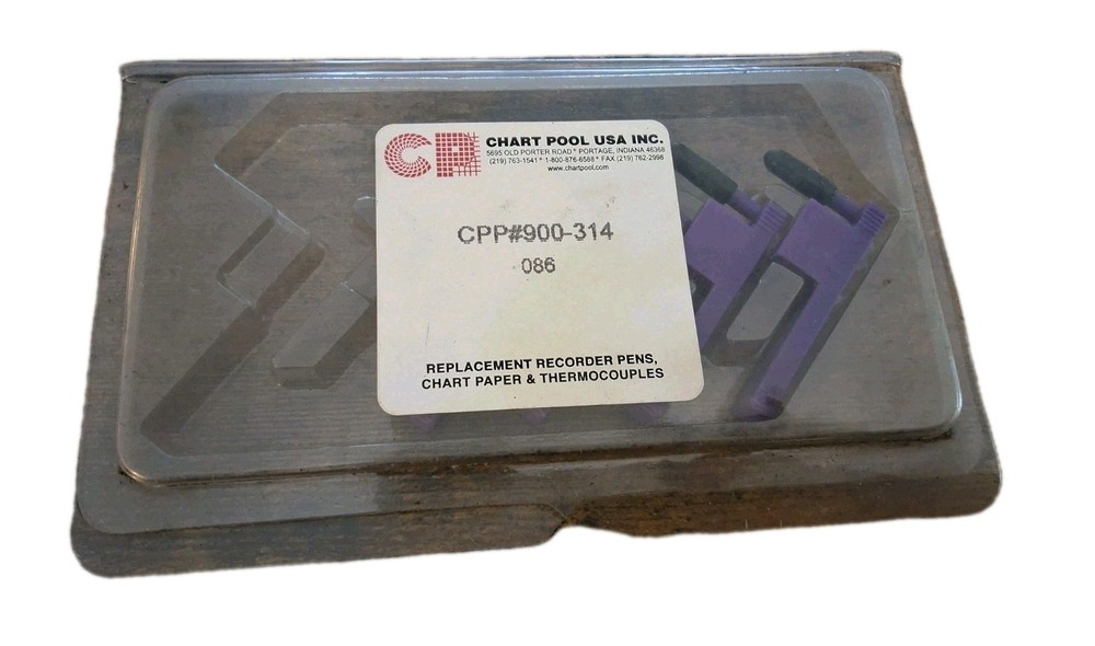 4 Chart Pool USA INC. Recorder Pens CPP#900-314 086 Replacements