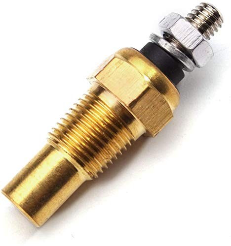 Universal Brass Electrical Sender Oil Water Temperature Temp 1/8 NPT Sensor