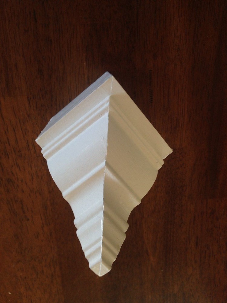 CROWN MOLDING INSIDE CORNER BLOCKS FOR 4 1/2" CROWN (8 pack)
