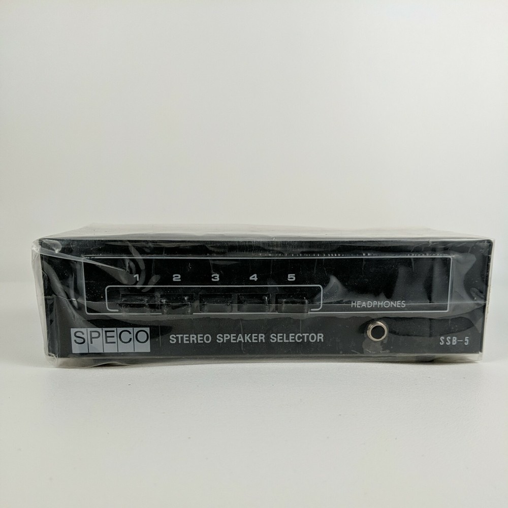 SPECO Stereo Speaker Selector SSB-5