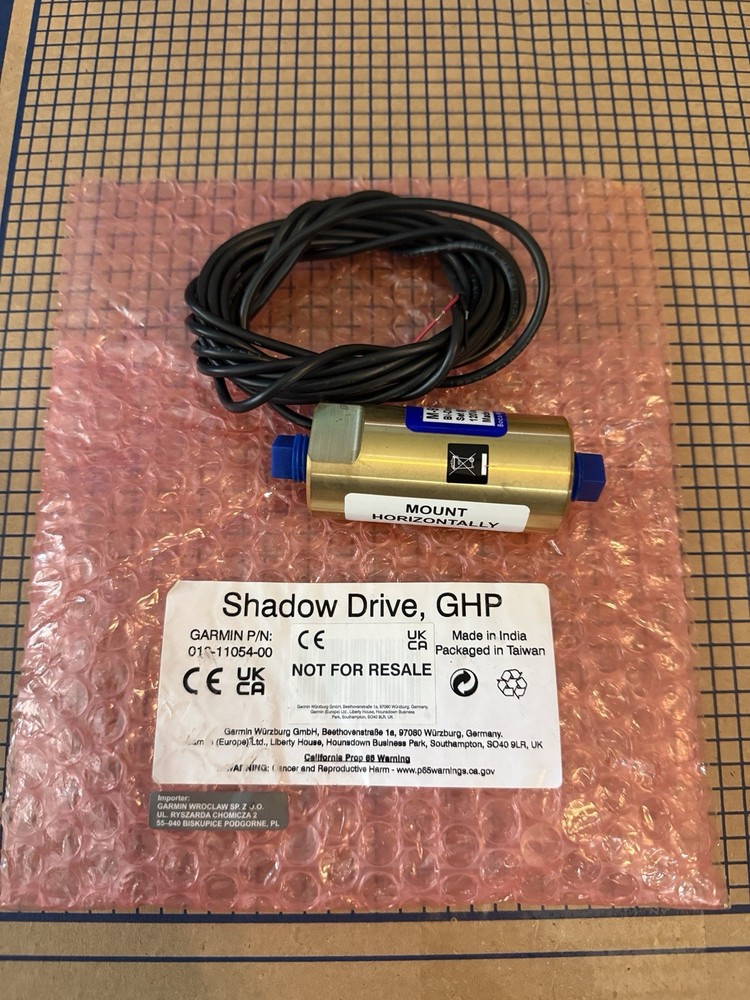 Garmin GHP Shadow Drive Flow Switch Sensor/010-11054-00 -New Open Box