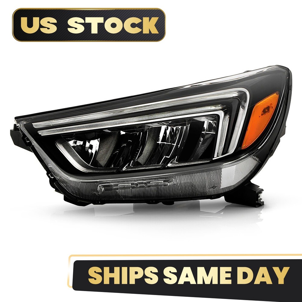 Full LED Headlight For 2017-2020 Buick Encore w/LED DRL w/Module Driver Side
